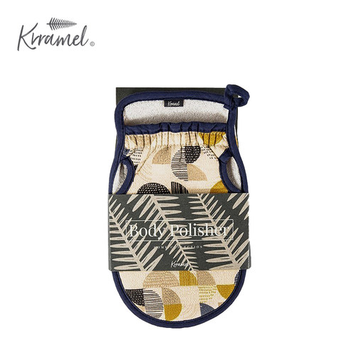 KRRAMEL粗砂强力搓泥手套双面