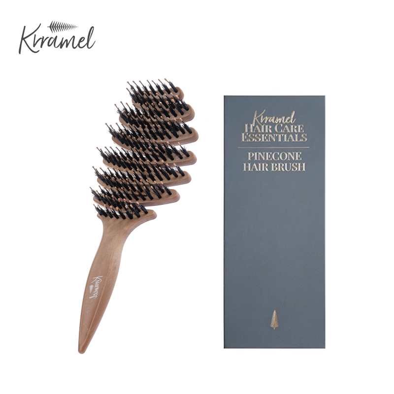 KRRAMEL新升级松塔猪鬃护发梳