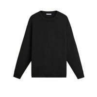 Cabinet 319! Men's wear 2024 autumn textured sweater round neck loose long-sleeved soft knitted sweater 5755323 thumbnail 2