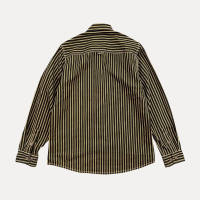 The counter is 399! Men's 2026 new autumn vintage vintage blue vertical striped loose workwear shirt jacket thumbnail 8