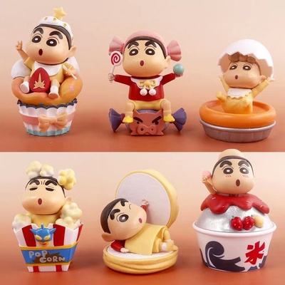 小新蜡笔玩偶盲盒点心时间