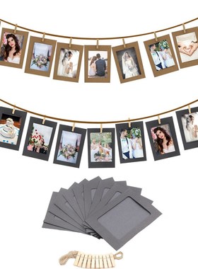10Pcs 3Inch Paper Photo Flim DIY Wall Picture Hanging Frame