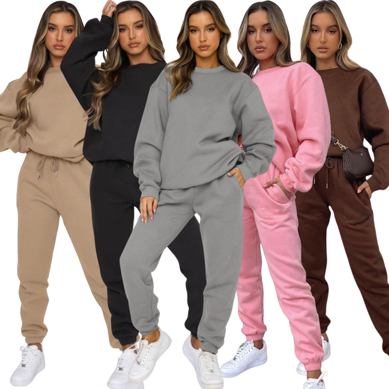 Autumn and winter suit warm long sleeve tracksuits new sets