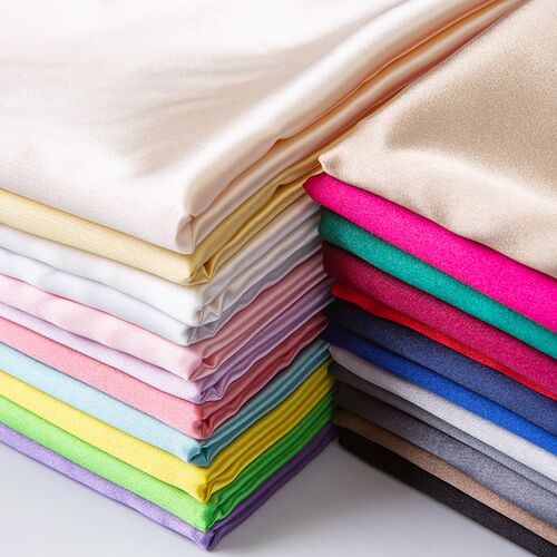 High-density stretch color satin fabric cheongsam han fu dre