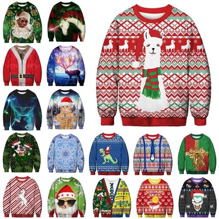 Ugly Men Clothes Christmas Women Jumper Sweater Sweaters 7