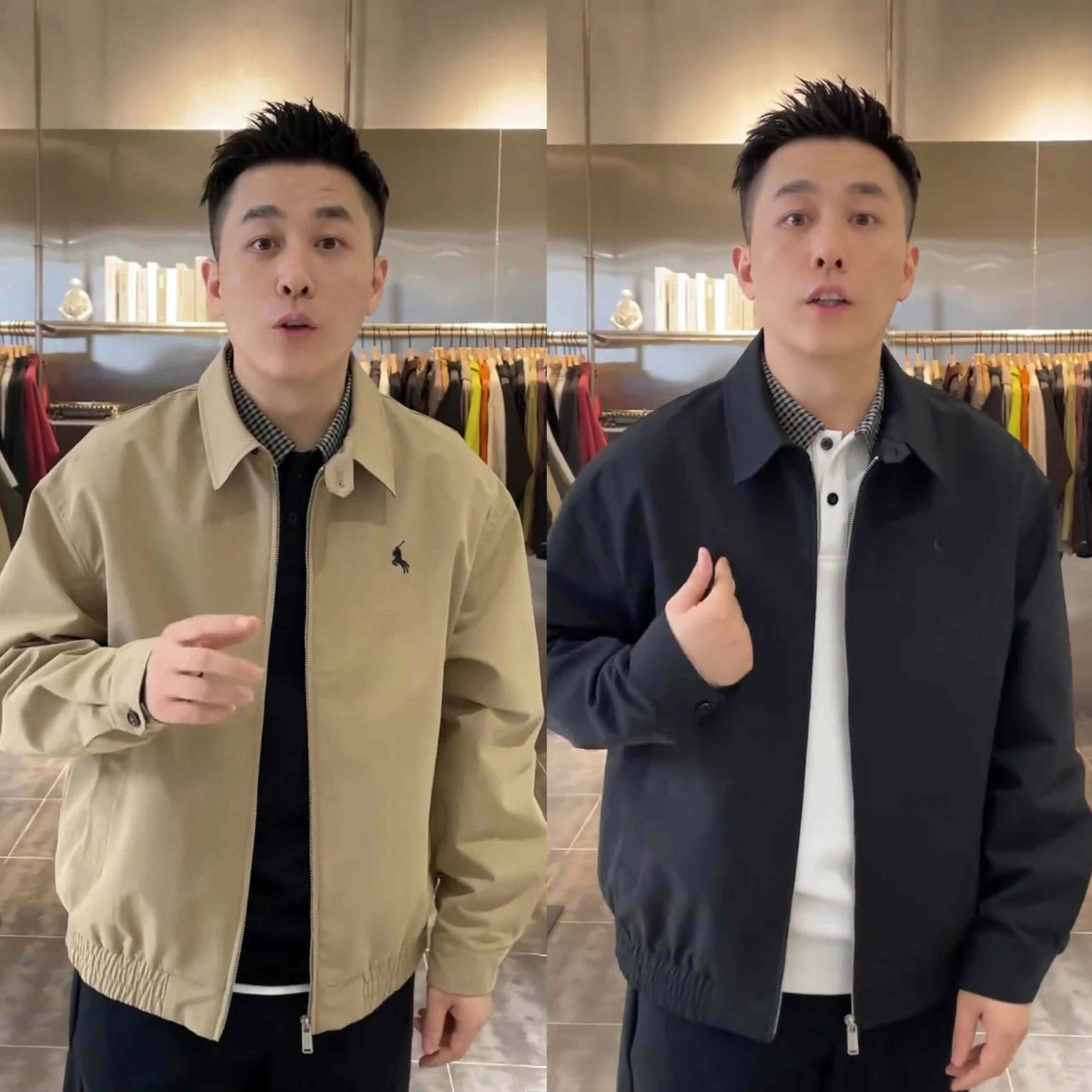 高档纯色刺绣休闲翻领夹克外套