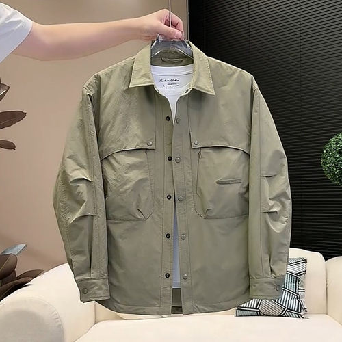 二棉夹克翻领宽松棉服外套
