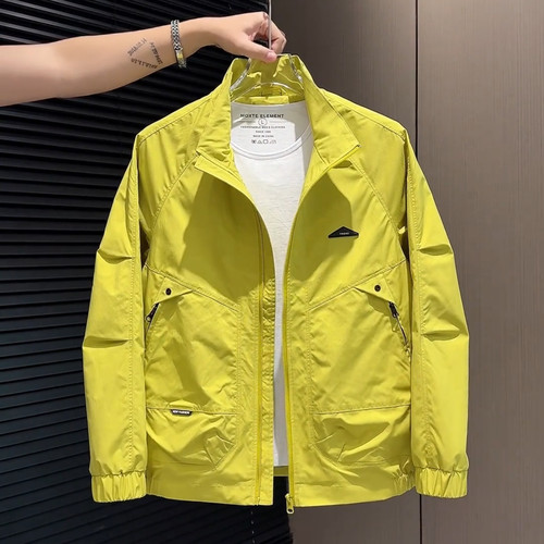 时尚工装立领夹克潮流宽松外套