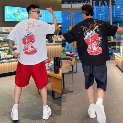 潮牌时尚休闲发泡短袖短裤两件套