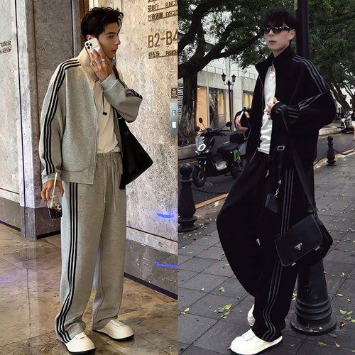 美式潮牌重磅百搭休闲运动套装