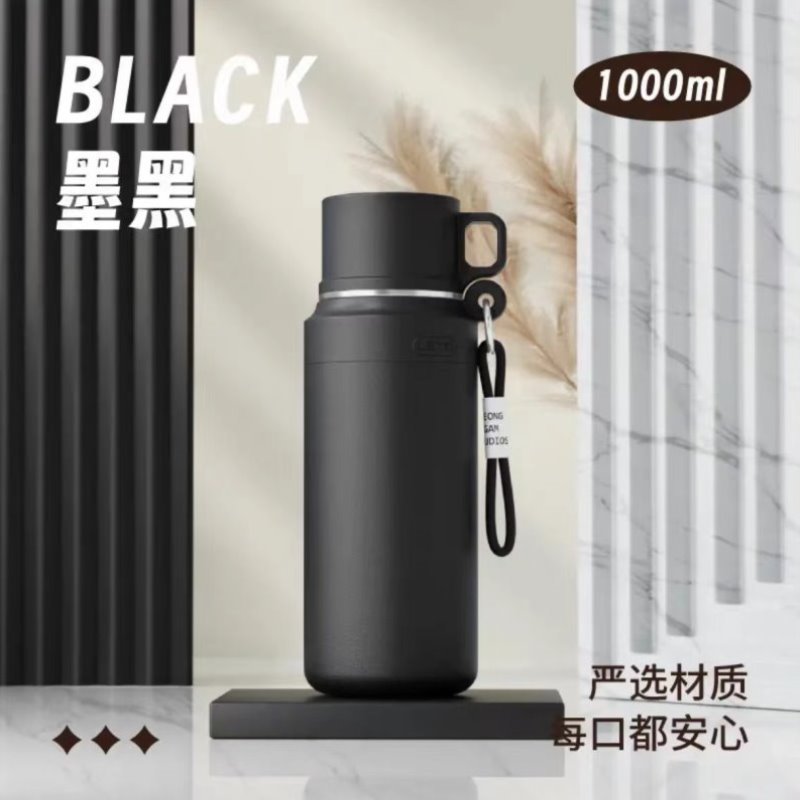 杯子水杯可商务定制不锈钢颜值新款大容量保温杯316加厚简约女高