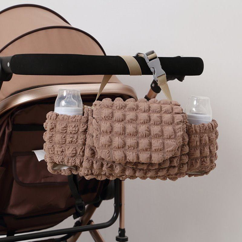 宝宝大容量收纳篮架挂袋置物储物挂包便携泡泡袋子婴儿车外出推车