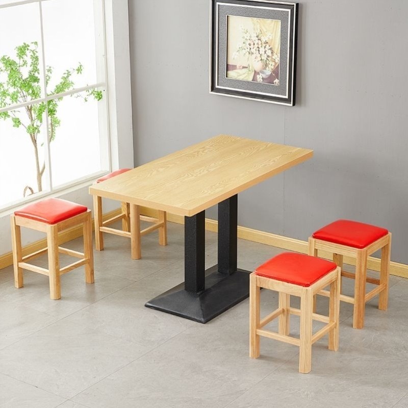 木凳实米线小吃长方形冷饮早餐桌椅面馆甜品麻辣烫餐桌商用快餐,住宅家具,岩板餐桌,淘宝优惠券,粉丝福利购,淘宝优惠卷