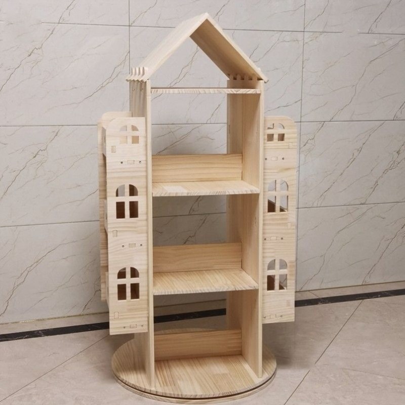 玩具过家家架旋转多层宝宝落地绘本架实木卧室收纳客厅儿童书架,住宅家具,红木书柜/书架,淘宝优惠券,粉丝福利购,淘宝优惠卷