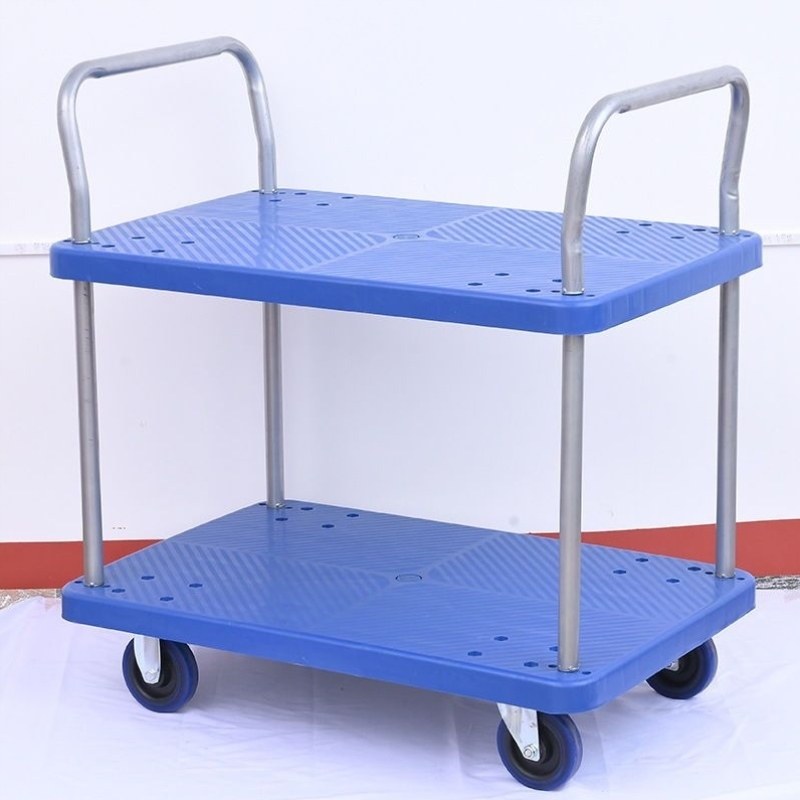 手推车带推车围栏摆摊双层拉车货车周转平板推工厂手仓库车物料拣,汽车零部件/养护/美容/维保,工程机械轮胎,淘宝优惠券,粉丝福利购,淘宝优惠卷