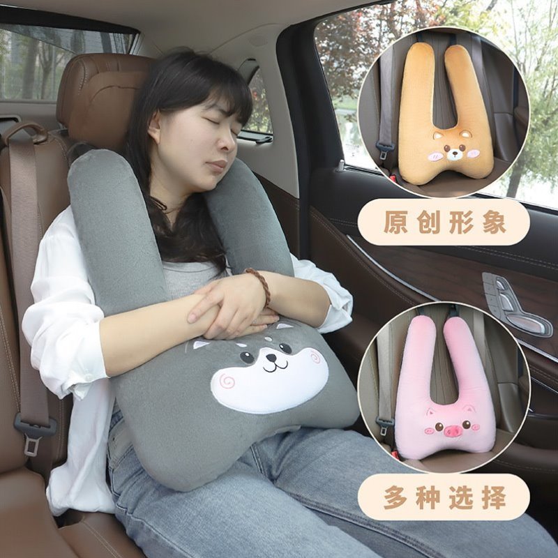 睡觉睡枕成人枕儿童护颈枕头抱汽车载上神器长途车头枕后座枕后排