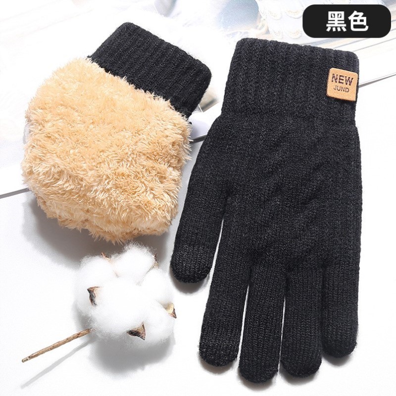 运动男手套外卖冬天徒步加厚工作自行车装备专用骑行冬季女士学生