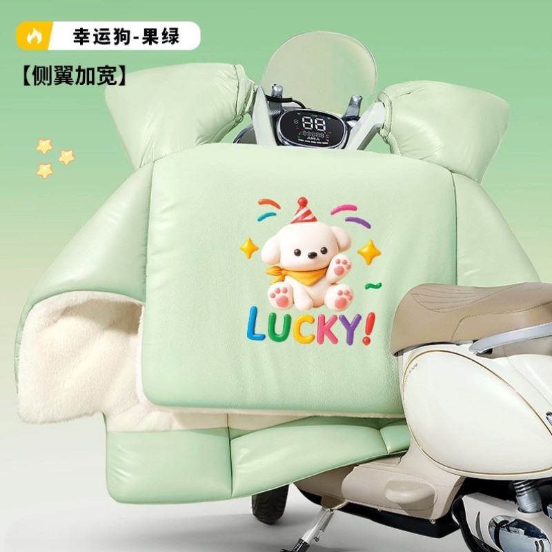 小型新加厚被电动车挡风摩托车秋冬款冬新款防晒通用全身防雨2025