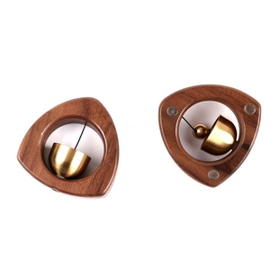 日式风铃提醒纯铜开门门铃装饰磁吸入户创意木质多巴胺门铃挂件