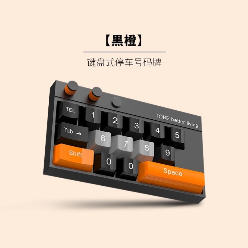彩色多巴胺车牌停车定制可重复使用环保联系方式材料创意内容挪