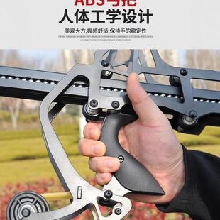 新款复合弓成年人专用精准弹弓全金属50连发户外大威力弩箭高精度