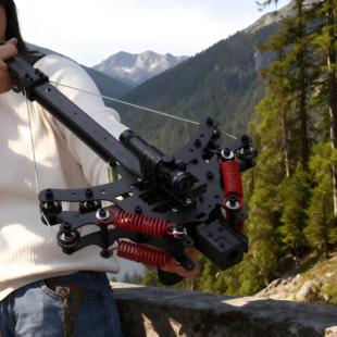 弹弓成年人专用高精度枪式斑鸠王子二代毒蛇复合弓户外运动竞技弓