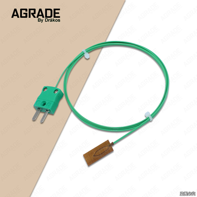 AGRADE热电偶K型自粘贴式表面温度测量探头快速响应测温线PA0060