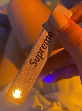 新款网红打火机创意个性潮牌男女情侣送人充电小巧精致超薄电子