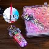 Hello Kitty, ветрозащитная розовая мультяшная зажигалка для друга