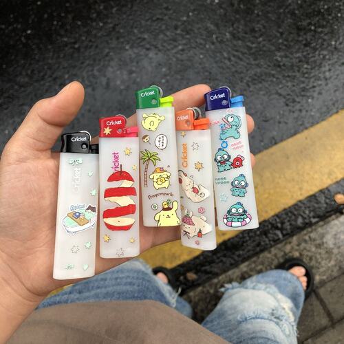Cricket草蜢磨砂卡通打火机