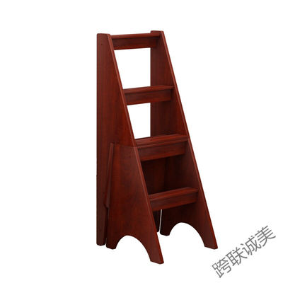梯凳丽岛梯凳家用二步多功能折叠梯子四步梯椅凳室内登高木梯子置