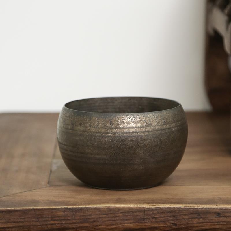 铁釉茶洗家用水盂茶具配件笔洗零配洗茶碗泡茶工具盆洗茶杯的器皿