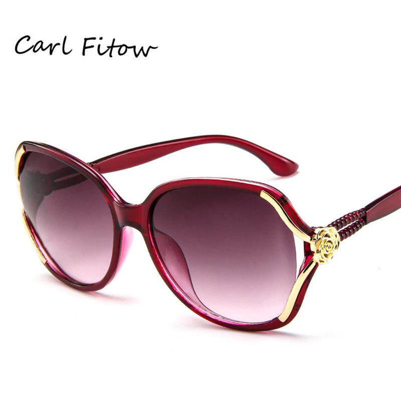 欧美时尚太阳镜女士大框蛤蟆镜 新款复古眼镜潮流个性太阳眼镜