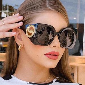 宽腿太极个性ins超酷墨镜女 网红时尚果冻色眼镜欧美风潮流太阳镜
