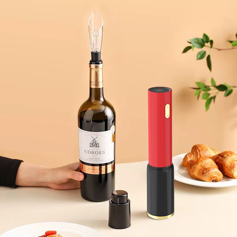 电动红酒开瓶器家用全自动葡萄酒起子多功能电动启酒器充电式