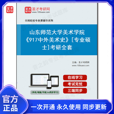 993819全套2025年山东师范大学美术学院《917中外美术史》[专业硕士]考研全套