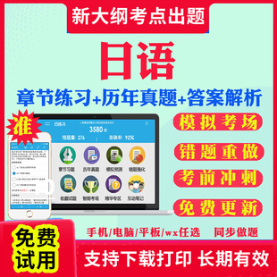 2026同等学力日语申硕考试题库历年真题试卷模拟题日语综合考研题库真题习题集冲刺卷同等学力英语申硕学历考研题库真题资料教材书