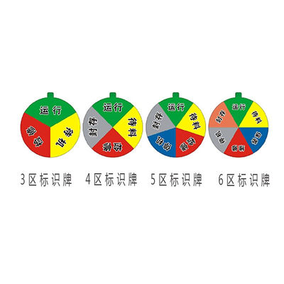 新极 亚克力设备j状态牌 设备状态标识牌 工厂分区管理标示卡 一