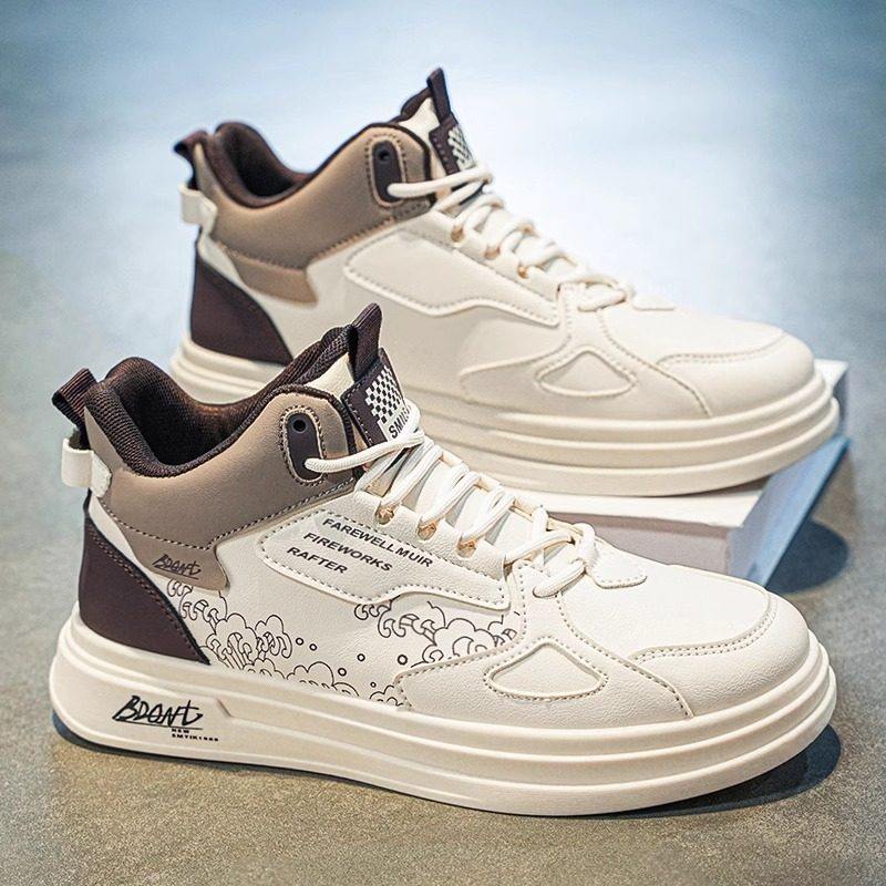 国潮男鞋冬季2026新款青少年休闲运动小白鞋学生冬季韩版百搭板鞋,流行男鞋,休闲板鞋,淘宝优惠券,粉丝福利购,淘宝优惠卷