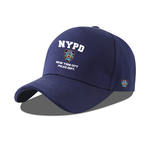 纽约市警察局nypd鸭舌帽子战术行动美警迷教练探员男女百搭棒球帽