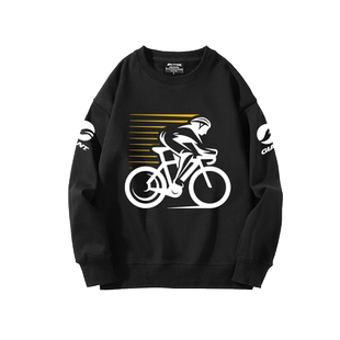 捷安特GIANT自行车衣服山地骑行服男女春秋休闲外套宽松圆领卫衣