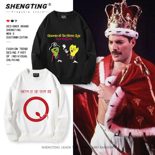 Queens of the Stone Age石器时代女王乐队周边卫衣男女秋冬外套