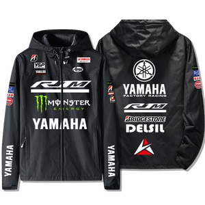 YAMAHA雅马哈r1m MotoGP摩托厂队骑行服机车冲锋衣服男夹克外套