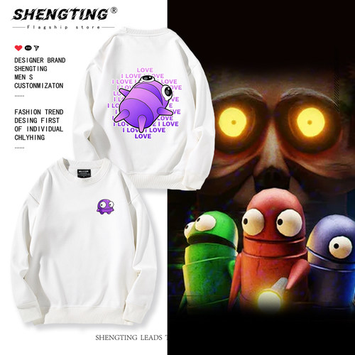 steam游戏捡垃圾repo周边卫衣男女青少年秋冬加绒宽松百搭上衣服