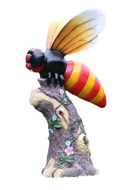 户外公园林昆虫彷真蜜蜂玻璃纤维幼儿园景观动物装饰大摆件雕塑小