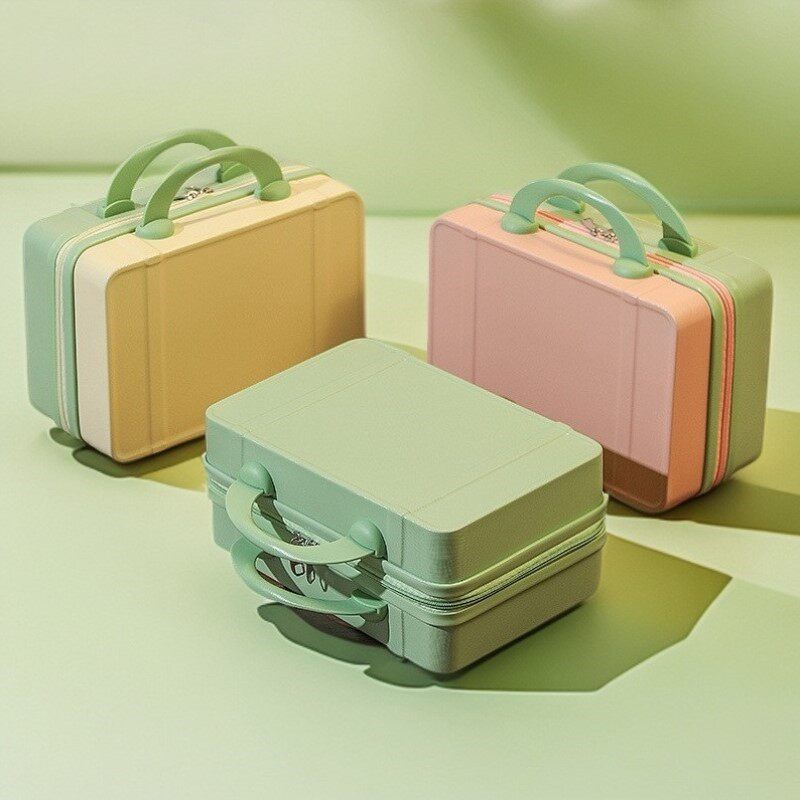 简约清新女生小号小型电脑静音可飞机放男女短途行李箱衣物小复古