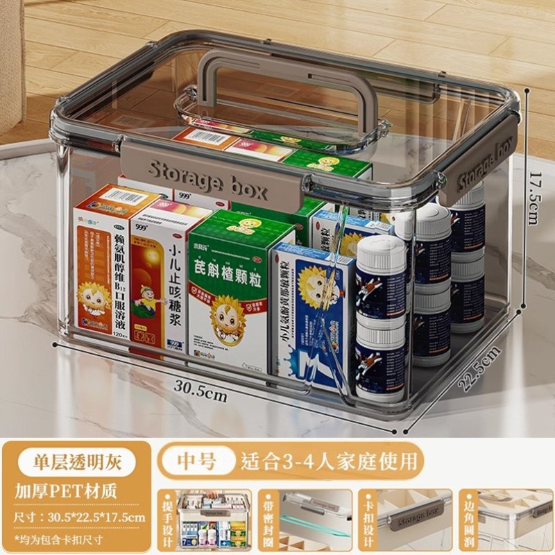 标准学生宿舍号分类应急药箱家用药箱药箱医疗高颜值家庭装多层大