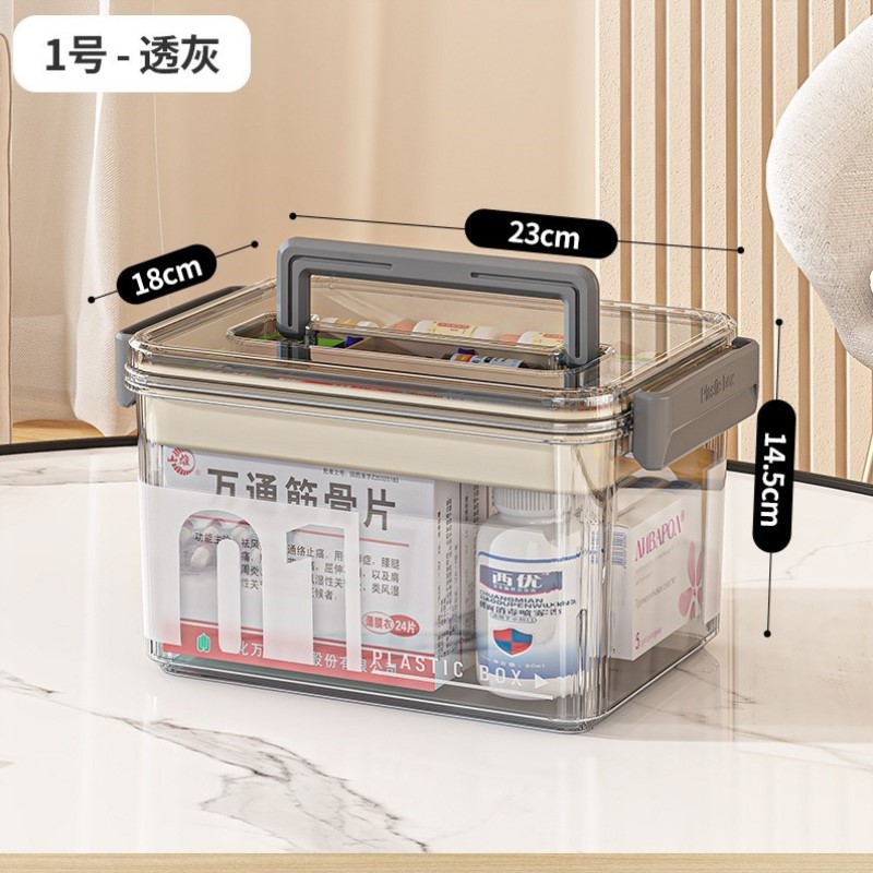 包常备药箱应急宿舍药箱药箱式小收纳盒家用手提设计家庭急救分层
