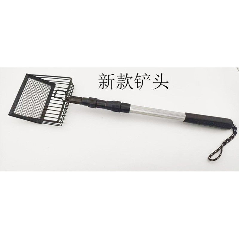 加长伸缩铲核桃铲铲屎砂铲子膨润土手柄不锈钢爬猫神器砂宠芦丁鸡