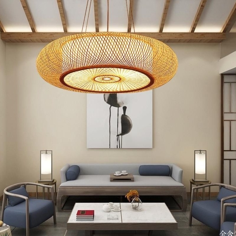 民宿火锅店竹艺竹编复古灯笼大排档竹编中式茶室灯罩客栈吊灯竹子,家装灯饰光源,酒店/宴会厅/餐饮吊灯,淘宝优惠券,粉丝福利购,淘宝优惠卷